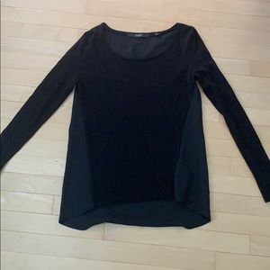 Guess black sweater/blouse